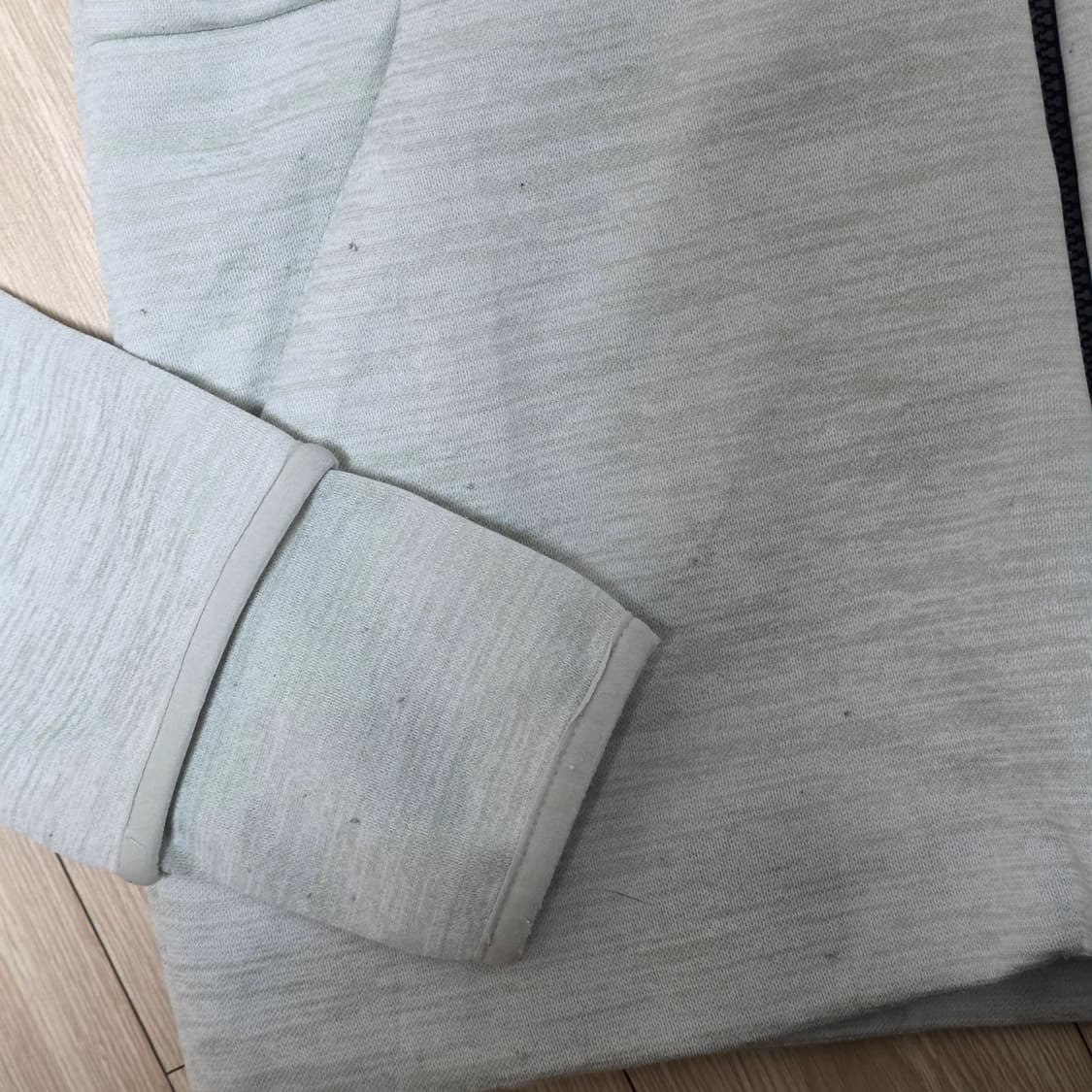 아디다스)일본판 빈티지 ZNE 그레이 트레이닝 후드집업 상품이미지6