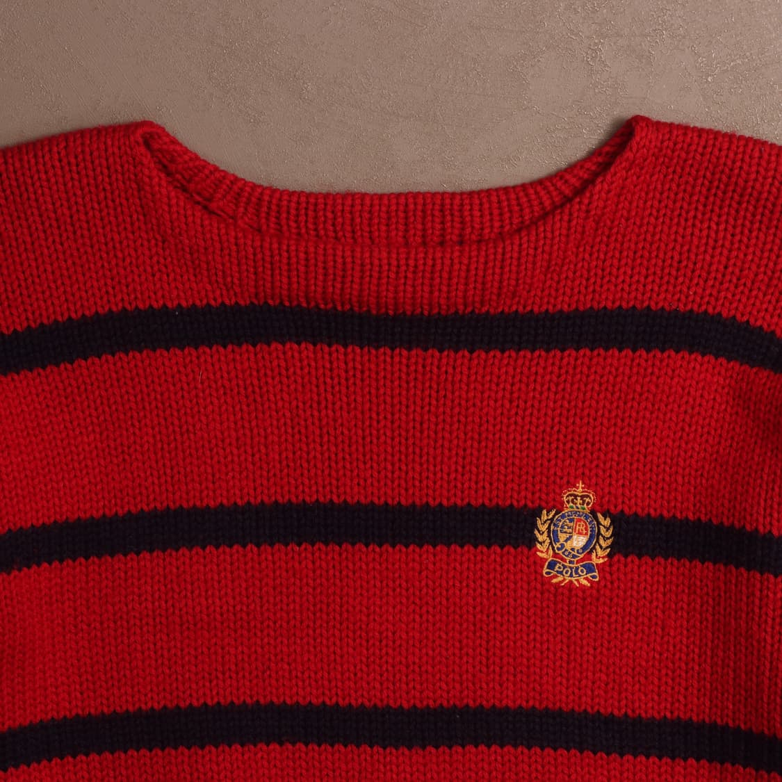 90's 폴로 랄프로렌 헤리티지 로고 헤비울니트 A1386 상품이미지2