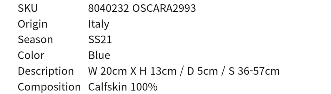 버버리 호스페리 로고 프린트 블루 레더 크로스 미니백 상품이미지9
