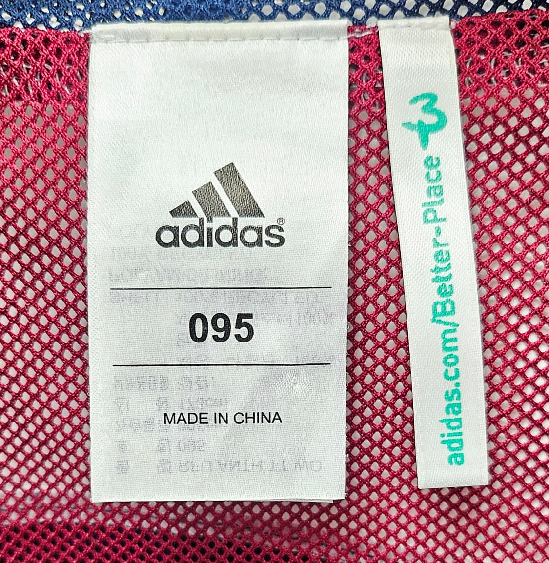 (95)M ☆우주매물☆ 아디다스 러시아 [화이트버건디] 바람막이 상품이미지2