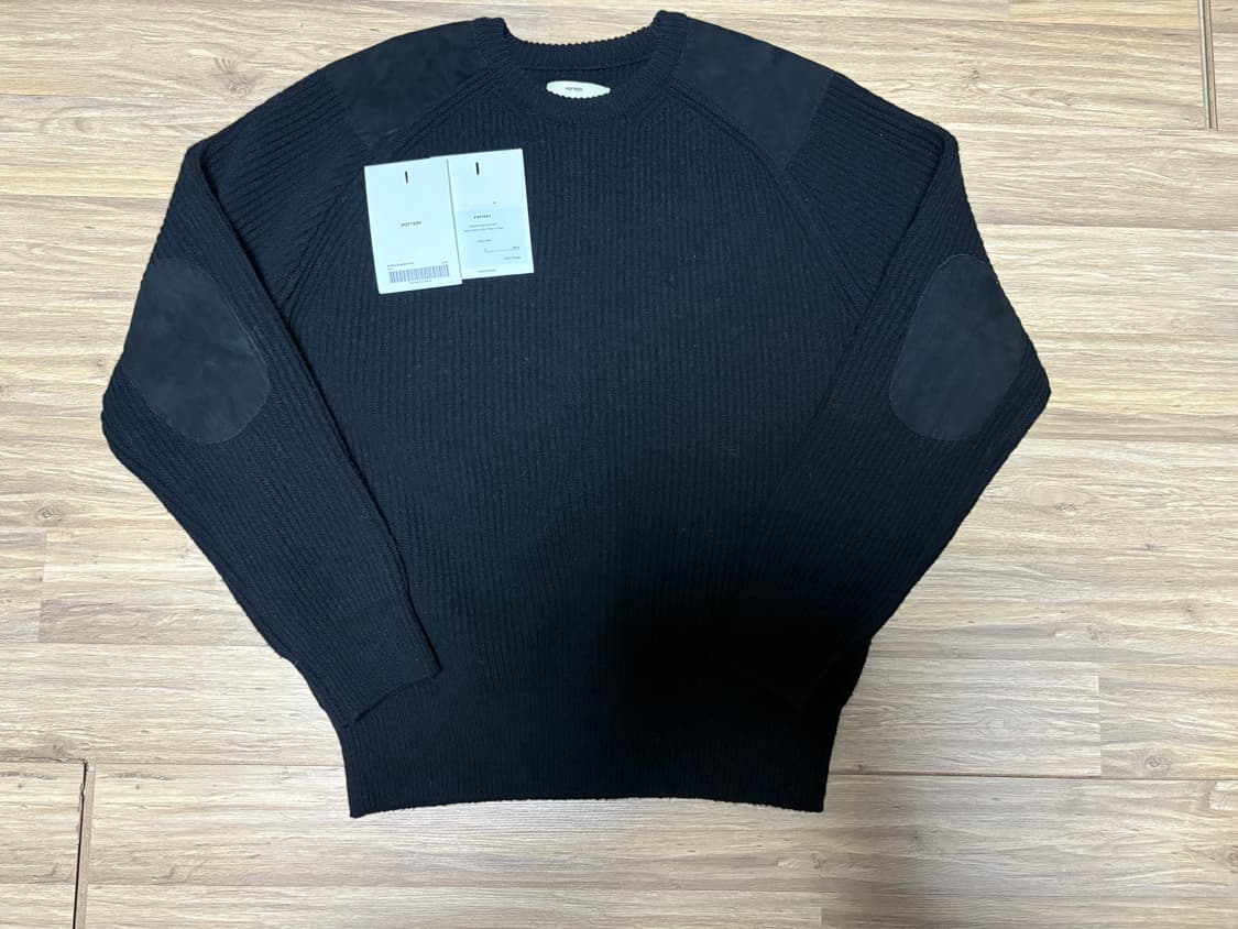 포터리 밀리터리 크루넥 니트 2사이즈 판매 상품이미지1