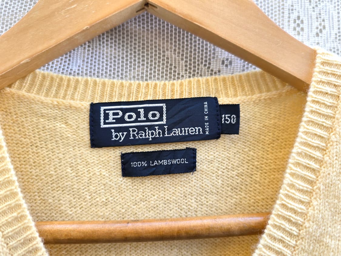 90s 랄프로렌 폴로 울 베스트 상품이미지4