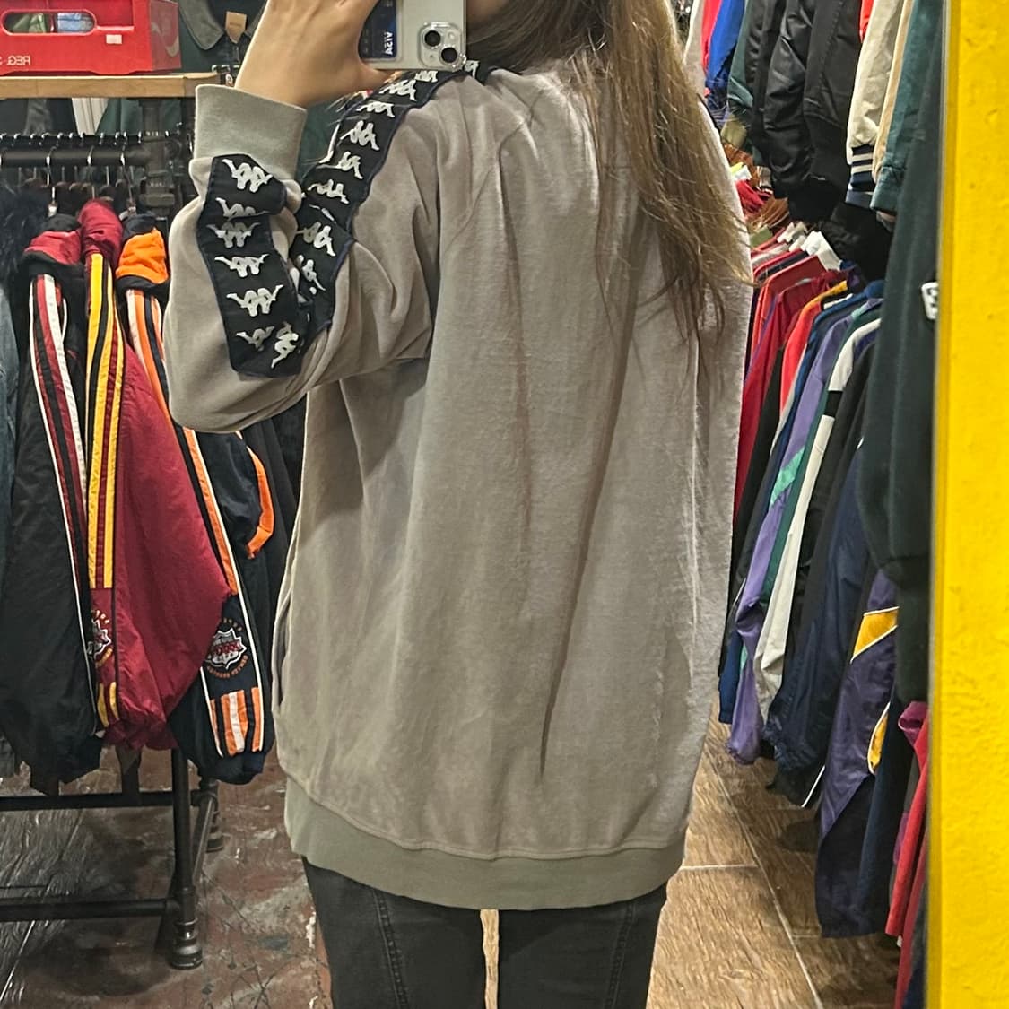 [HI] KAPPA 카파 벨벳져지 그레이 상품이미지5