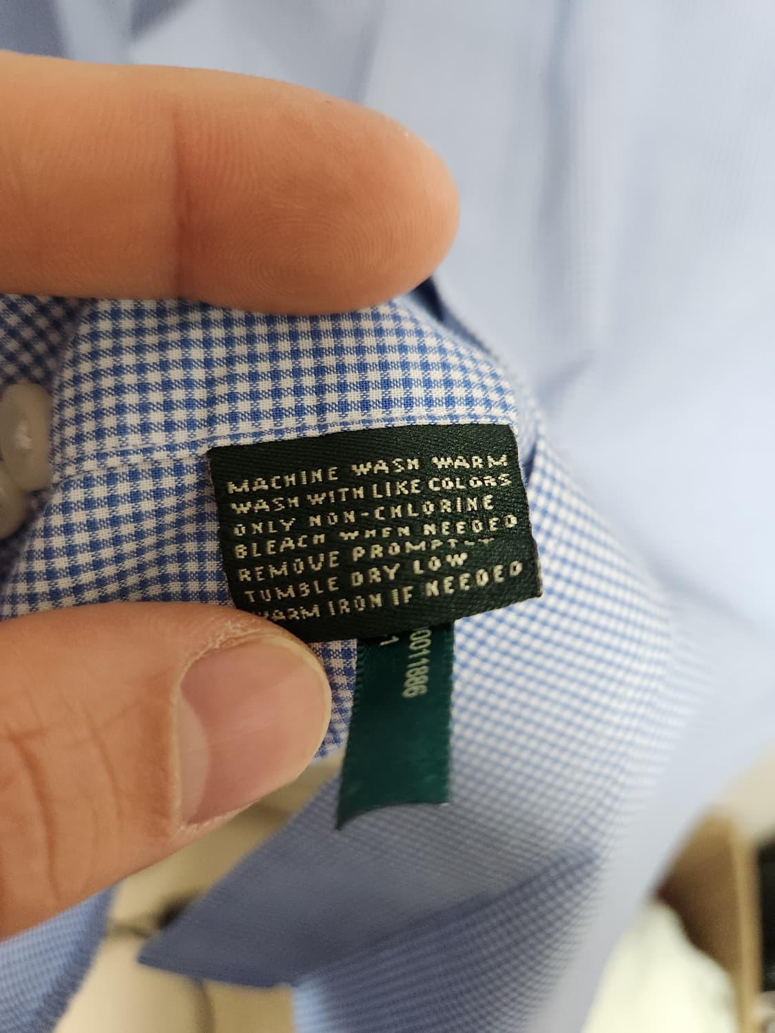 폴로Polo 체크 셔츠 XL - S180 상품이미지5