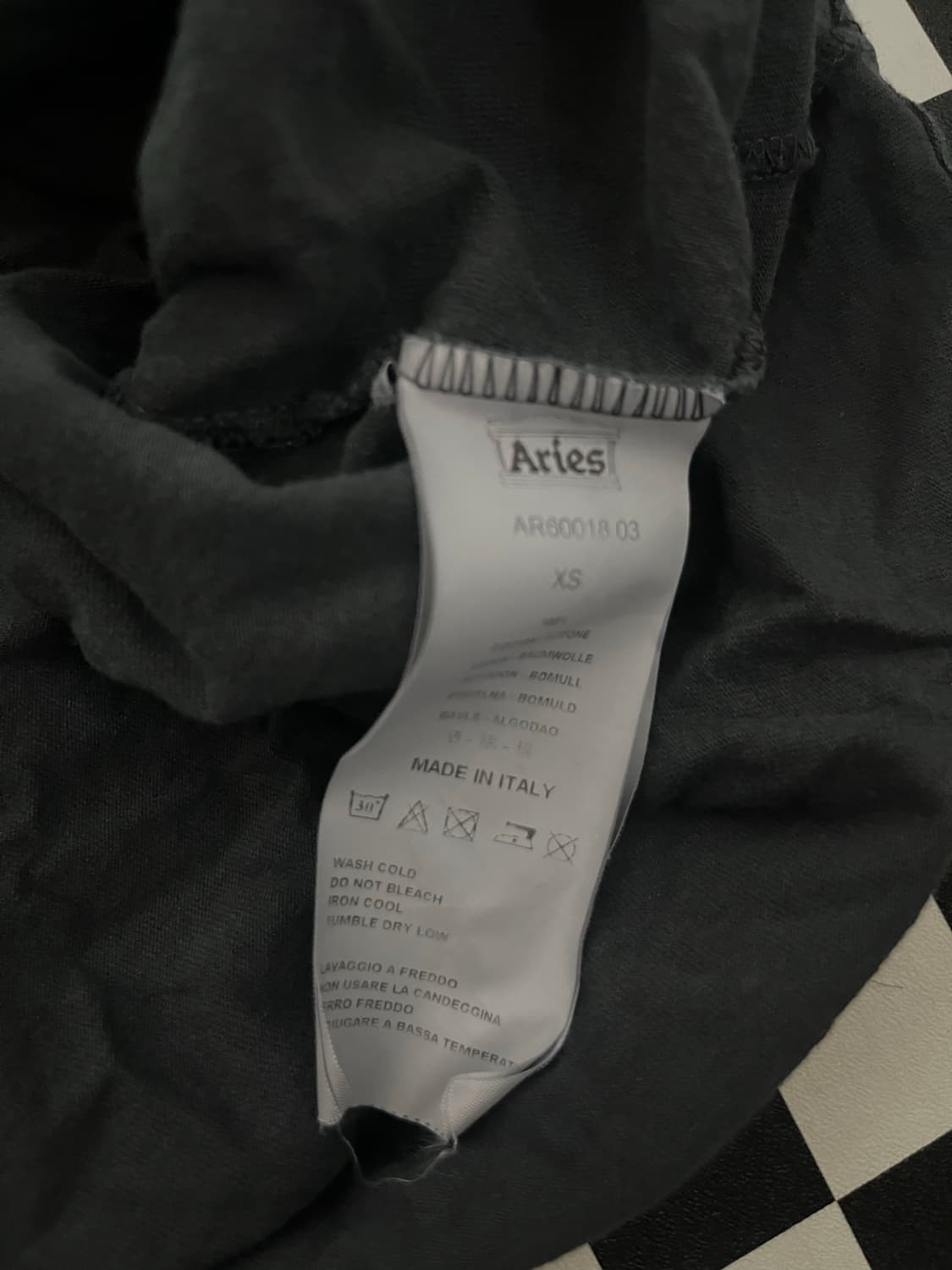 Aries destroyed nirvana ss tee xs 상품이미지2