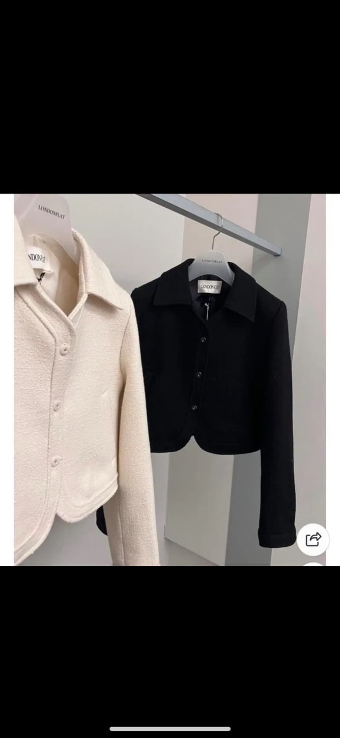 런던플랏 트윗자켓 블랙 상품이미지1