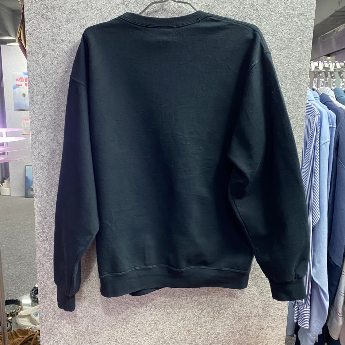 나이키 자수 빅로고 블랙 맨투맨 B3778 상품이미지4