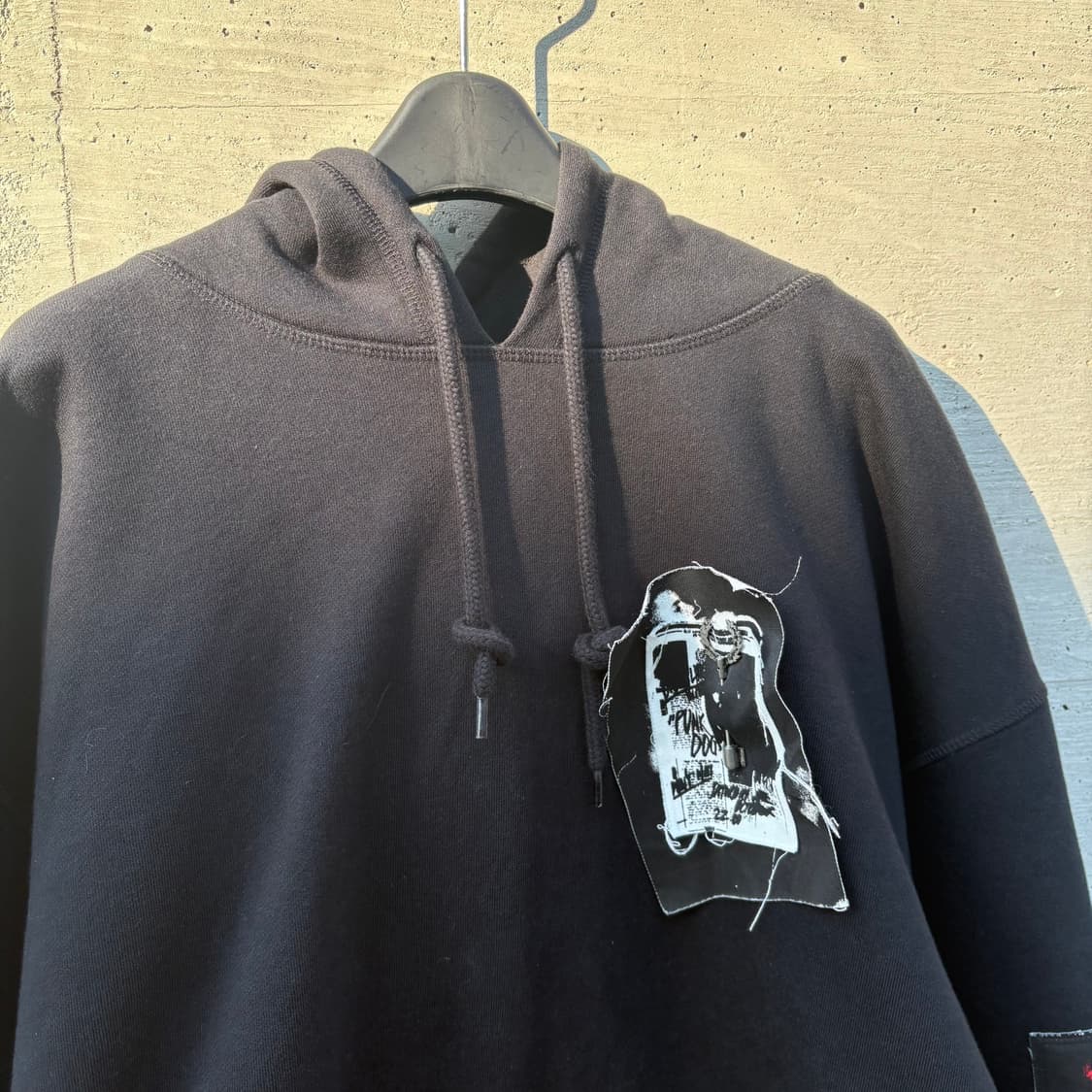 라프시몬스 x 프레드페리 핀 프린티드 패치 후디 상품이미지5