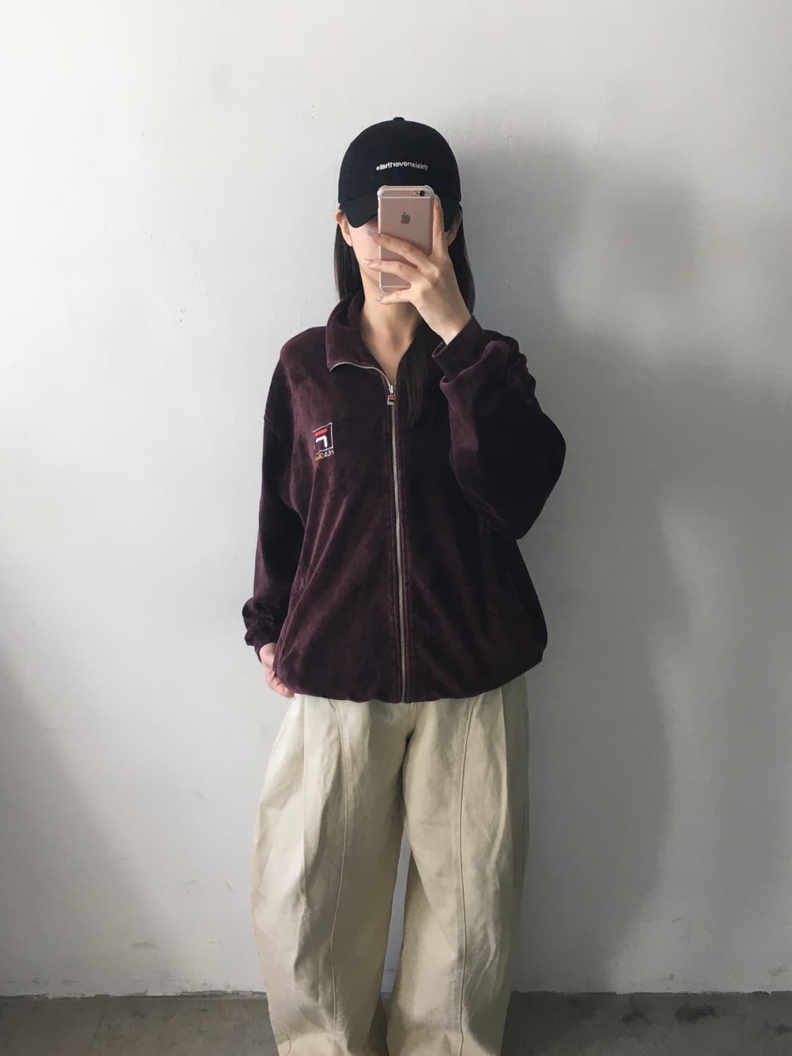 휠라 벨루어 져지 상품이미지2