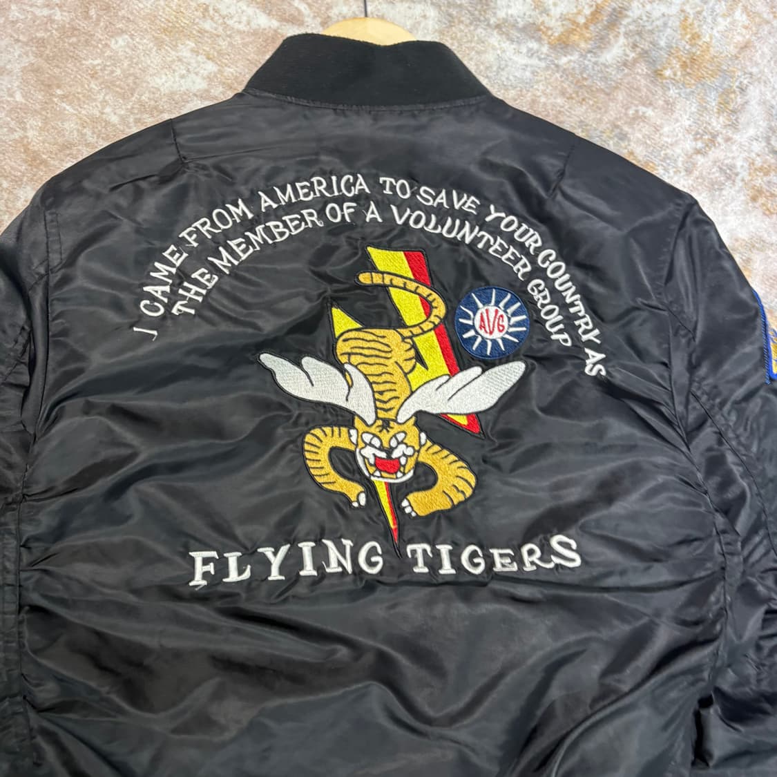 Gentle W 빈티지 ma-1 봄버 자켓 상품이미지3