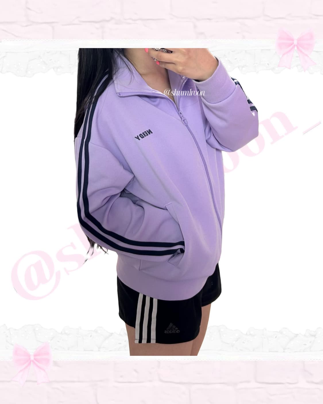 널디 포도색 보라 져지 퍼플 상품이미지2