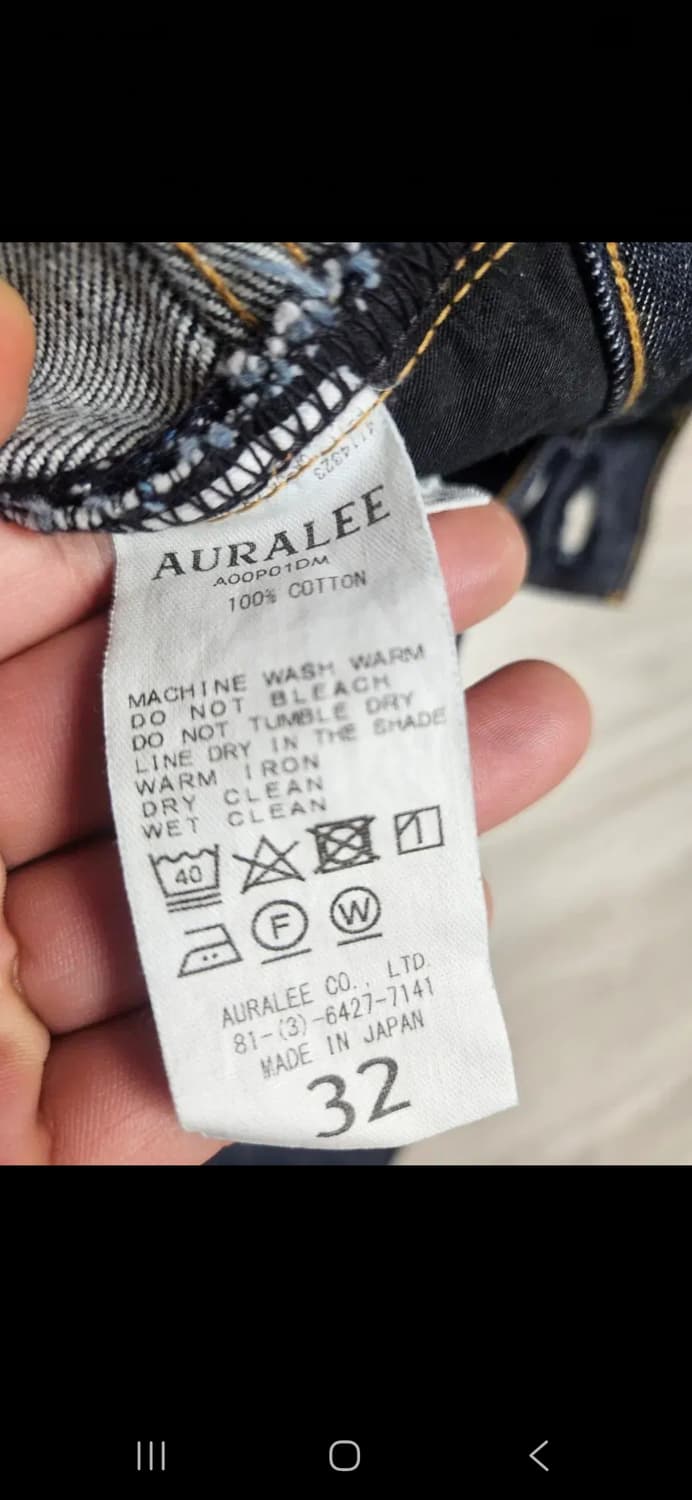 오라리 5P 데님 32사이즈 상품이미지3