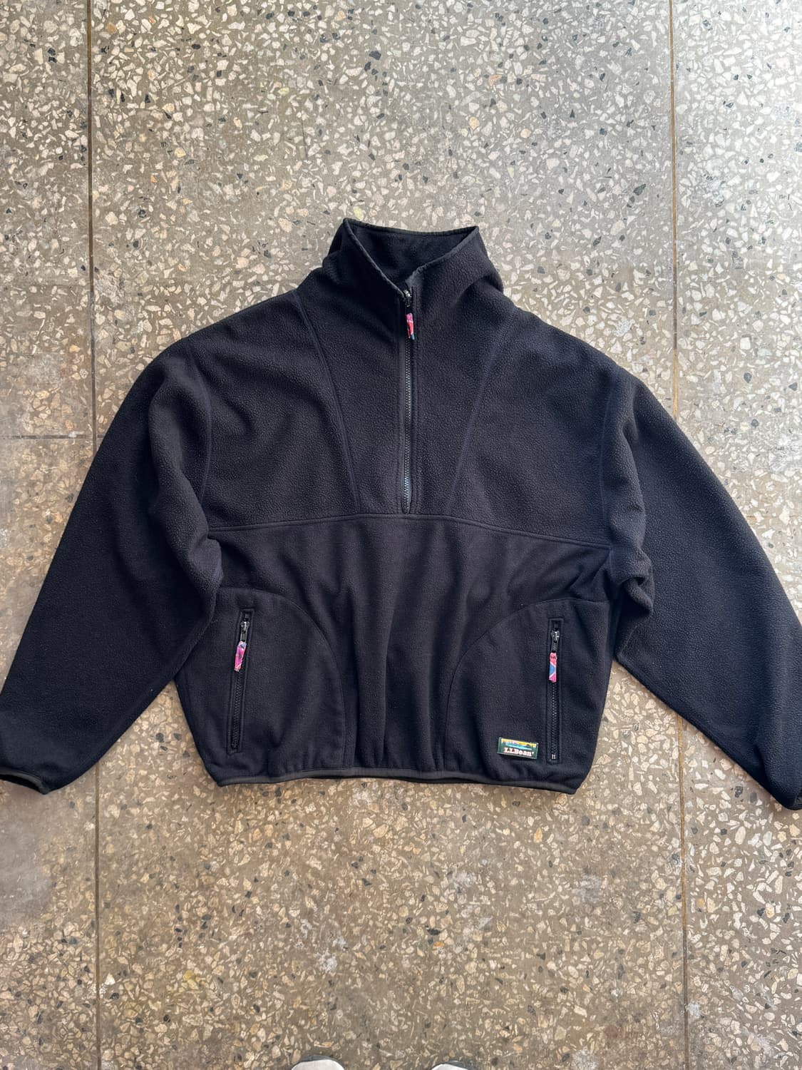 80s 엘엘빈 마운틴로고 리버서블 플리스 하프집업(O11) 상품이미지3