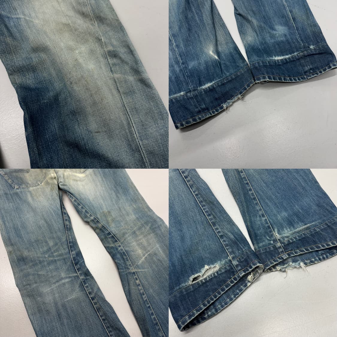 리바이스 00s 페이딩 엔진 엔지니어드 워싱 데님팬츠 상품이미지8