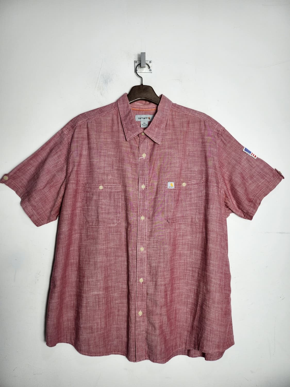 칼하트 반팔 워크셔츠 상품이미지1