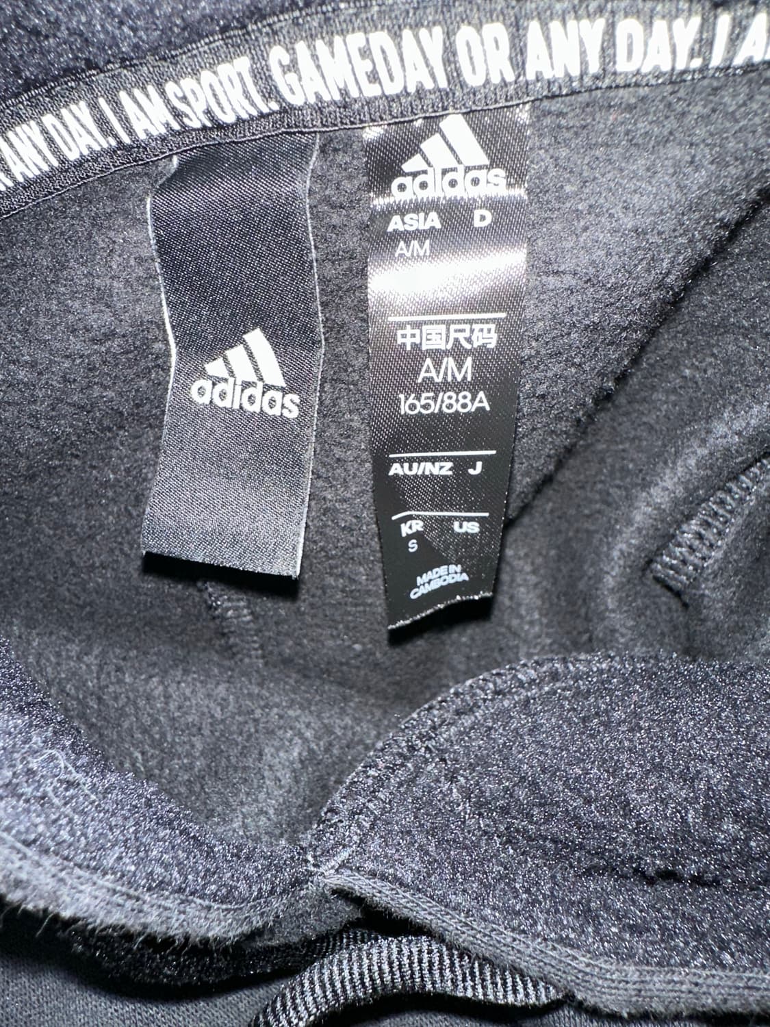 아디다스 블랙 후드티 A/M 사이즈 상품이미지5