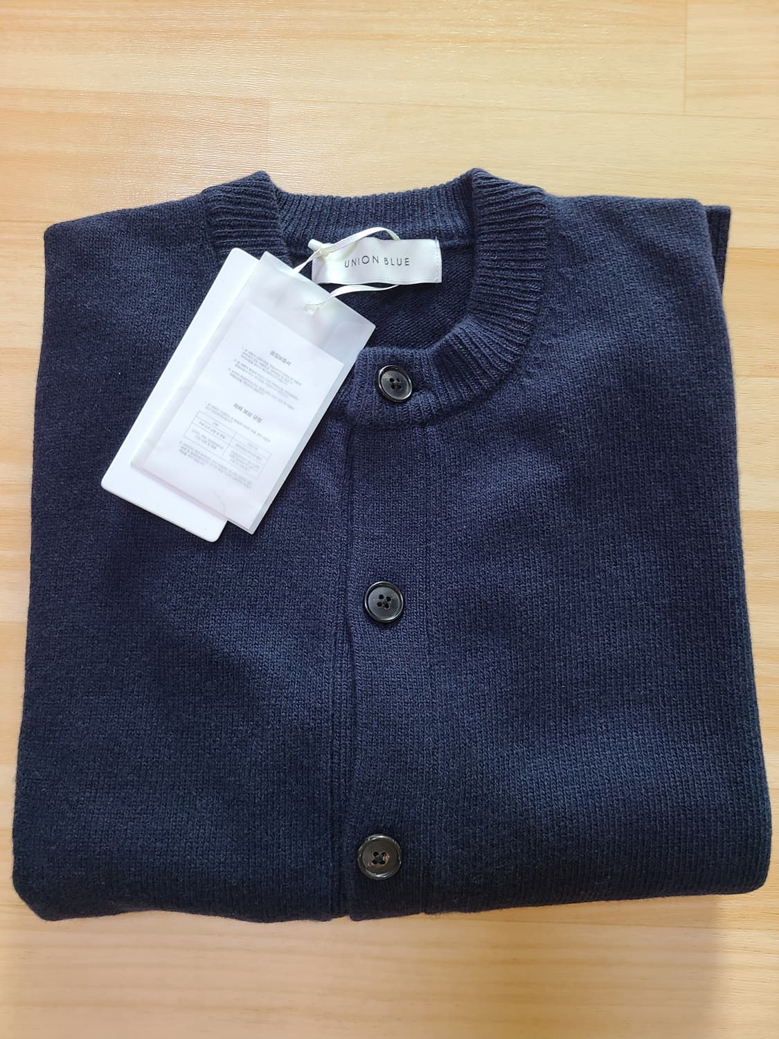 유니온블루 솔리드 크롭 가디건 M 상품이미지4