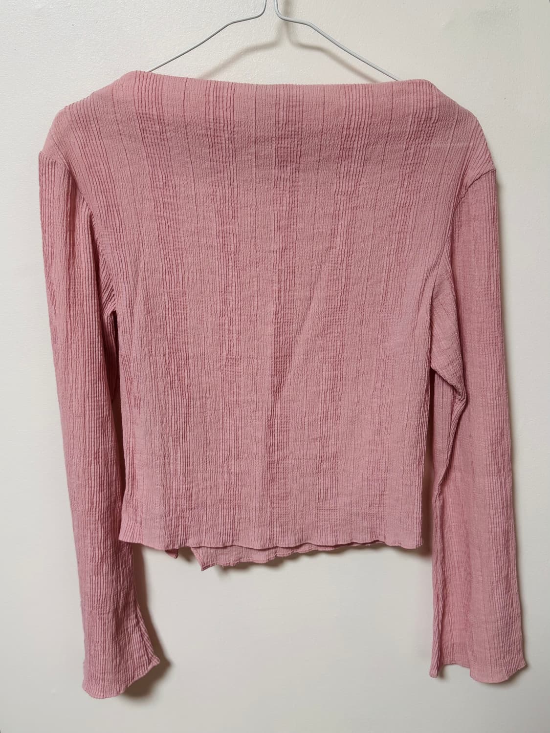 앤아더스토리즈 핑크 플리츠 긴팔 상품이미지2