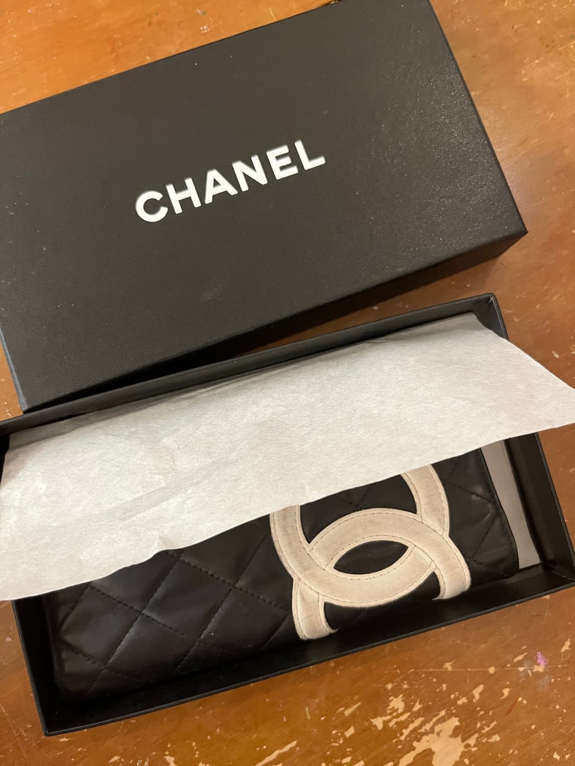 샤넬 램스킨 깜봉 장지갑 상품이미지6