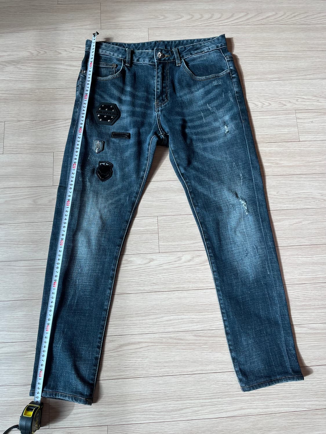 필립플레인 워싱 데미지 데님 32 정품 상품이미지9