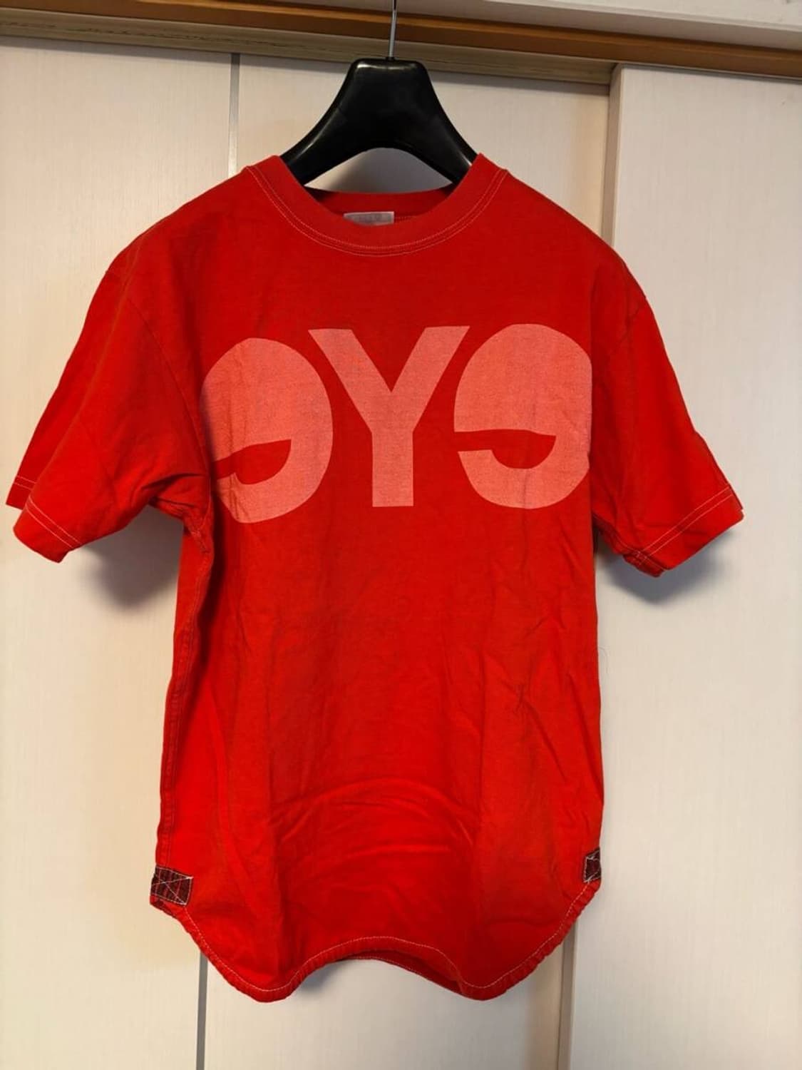 JUNYA WATANABE x Hanes eye 레드 반팔 상품이미지1