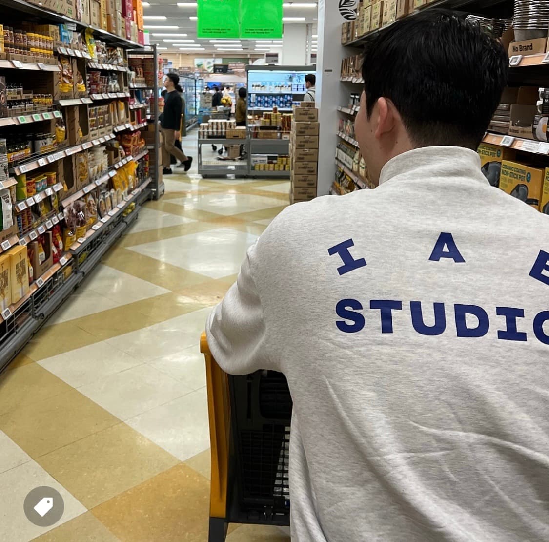 [새상품] 아이앱 스튜디오 하프 집업 그레이 상품이미지9