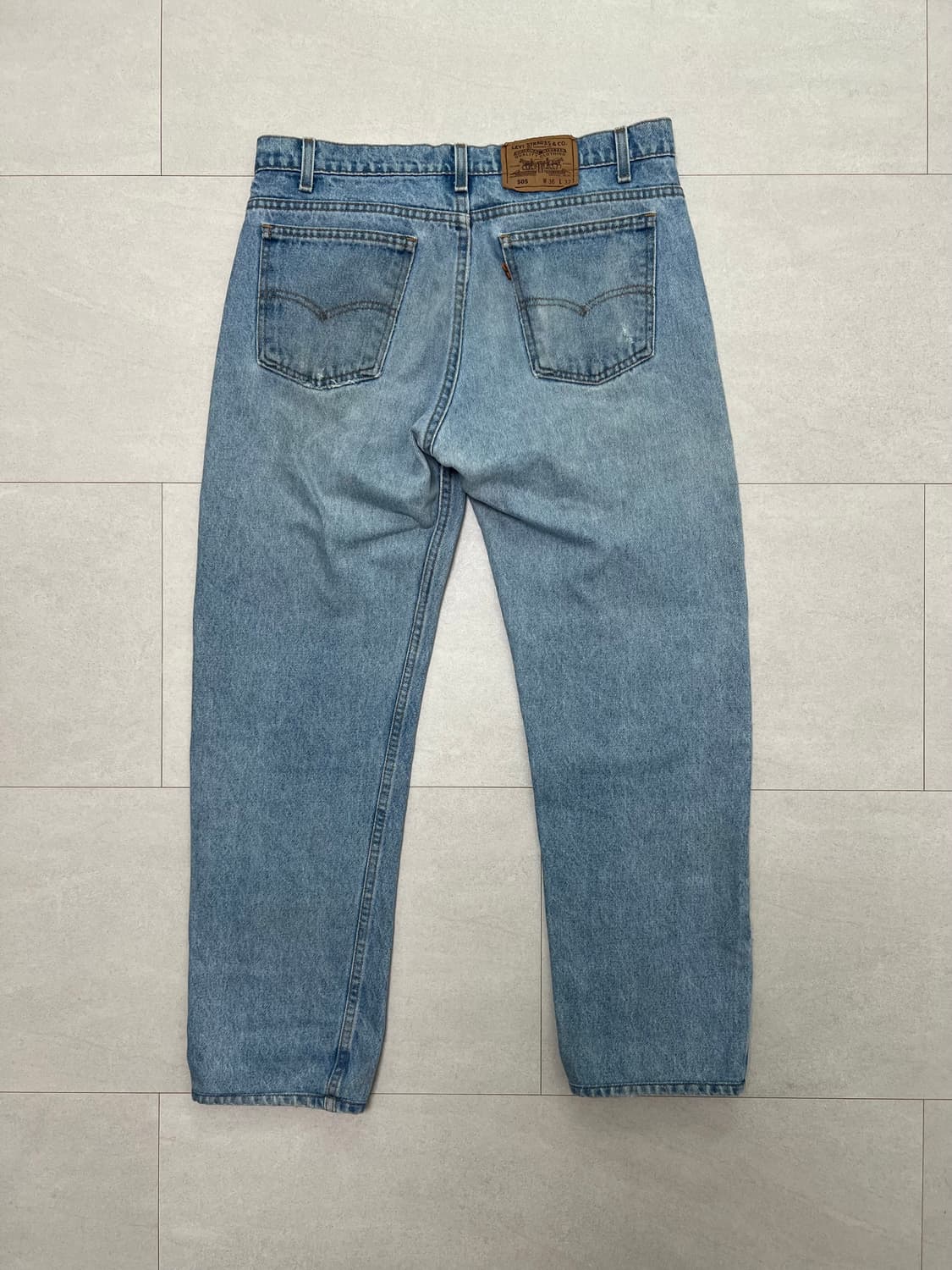 빈티지 리바이스 505 오렌지탭 연청 Made in USA 상품이미지2
