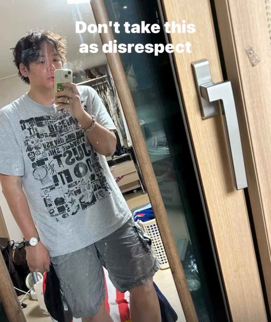 00s  나이키  해외판  오버사이즈 빈티지 뉴스페이퍼 코튼  숏슬리브  상품이미지2