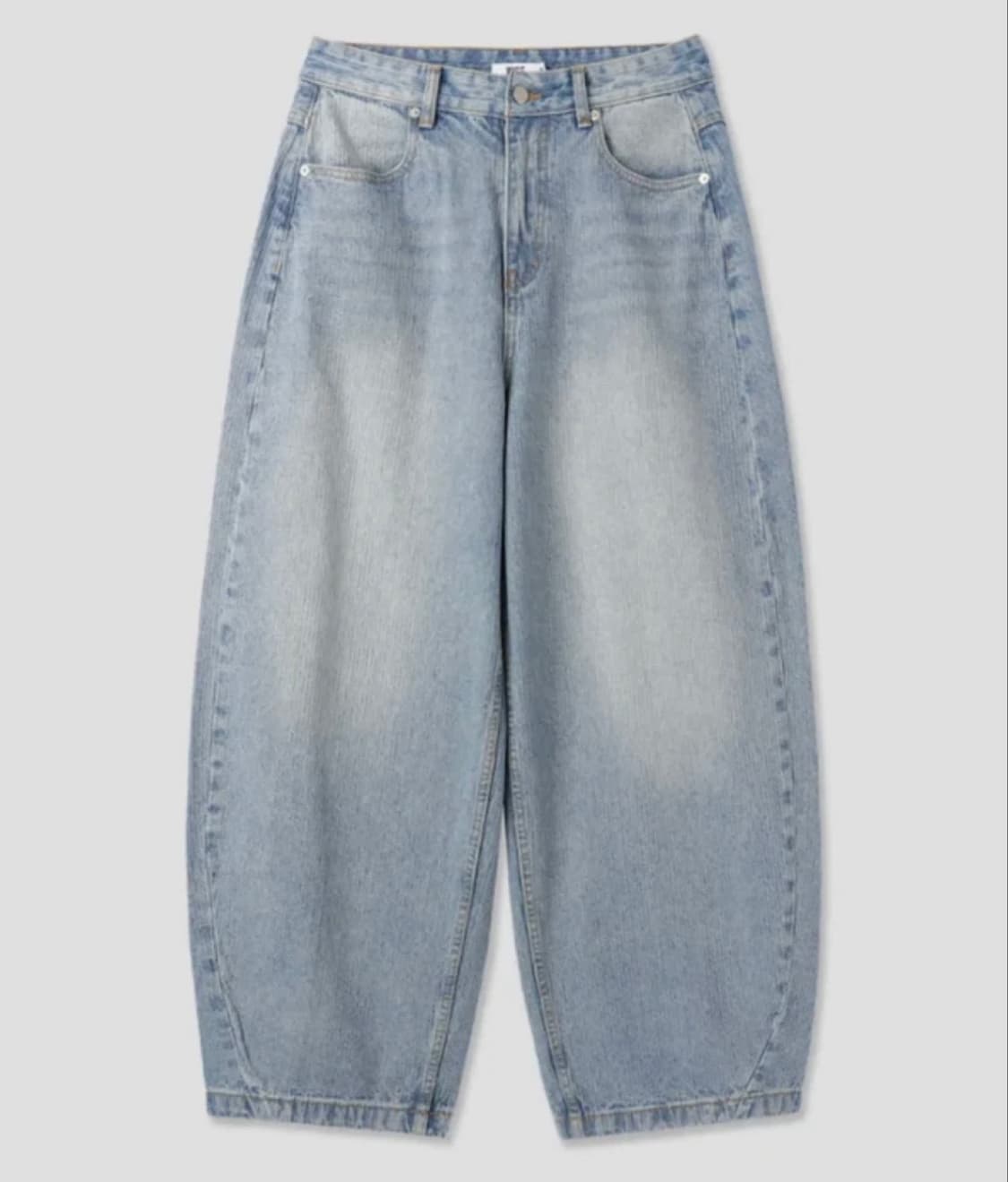 인텍스쳐 웨일 텍스쳐 커브드 데님 팬츠 s사이즈 상품이미지3