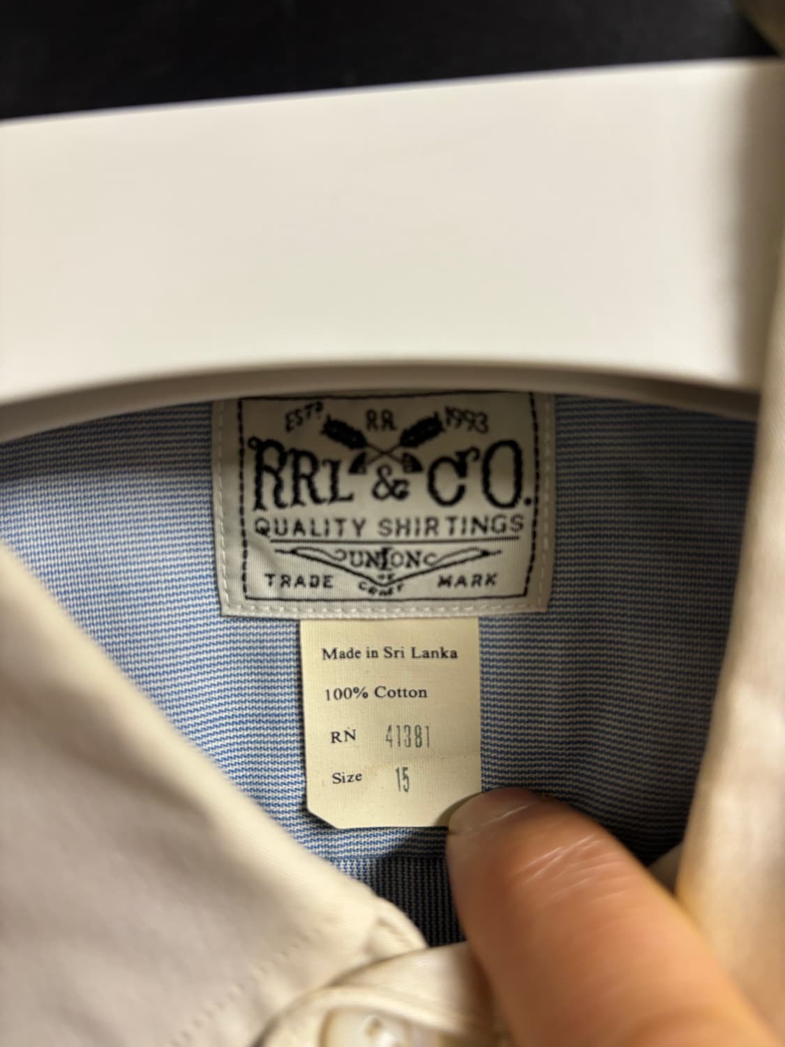[15] RRL 드레스셔츠 화이트칼라 상품이미지3