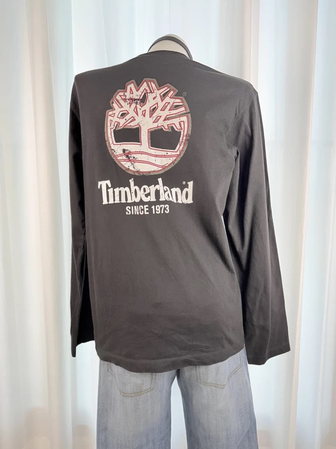 Timberland Black Logo Long Sleeve 상품이미지5