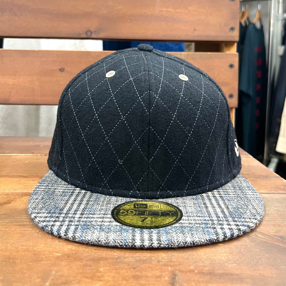 뉴에라 울 퀼팅 체크 캡 59FIFTY 상품이미지1