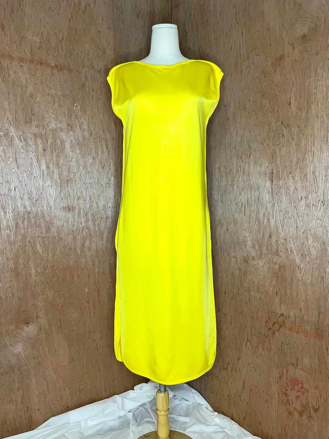 질샌더 15S/S 아카이브 옐로우 저지 롱 원피스 상품이미지1