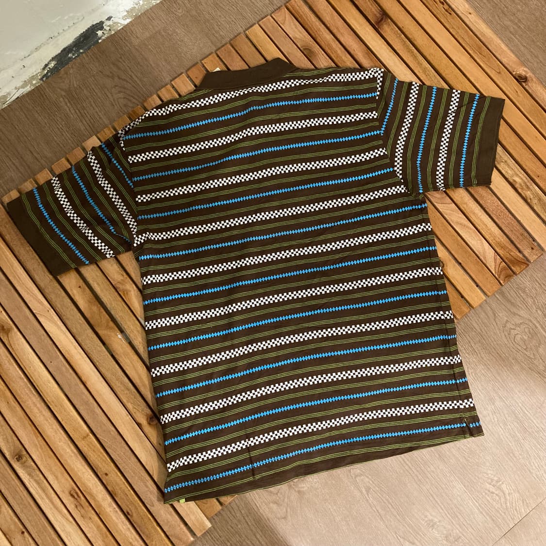 코티지코어 일본 빈티지 반팔 피케셔츠 카라 티셔츠 상품이미지4