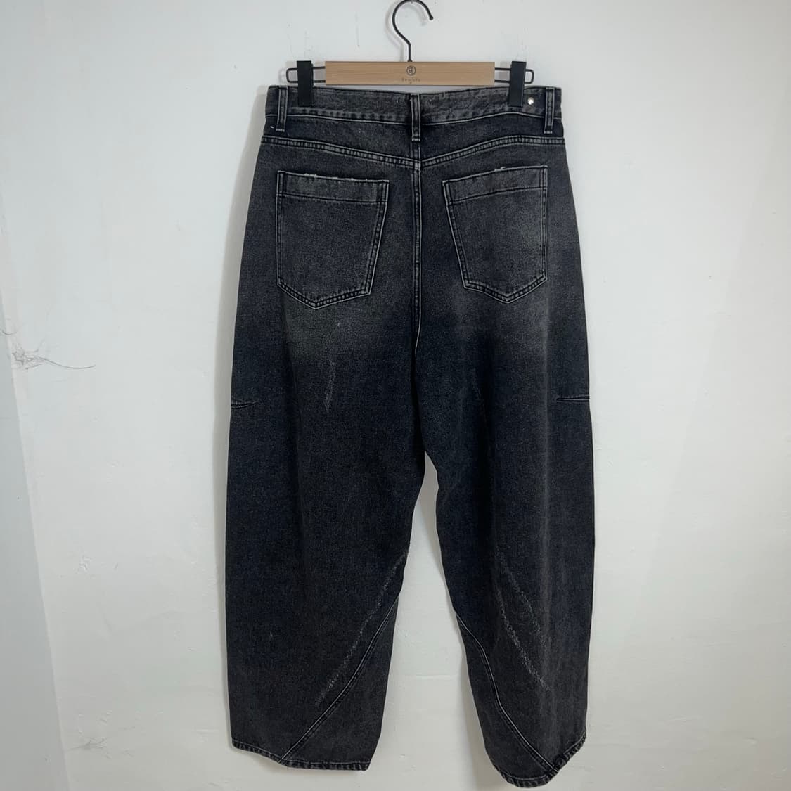 IEY 흑청 커브드팬츠 상품이미지2