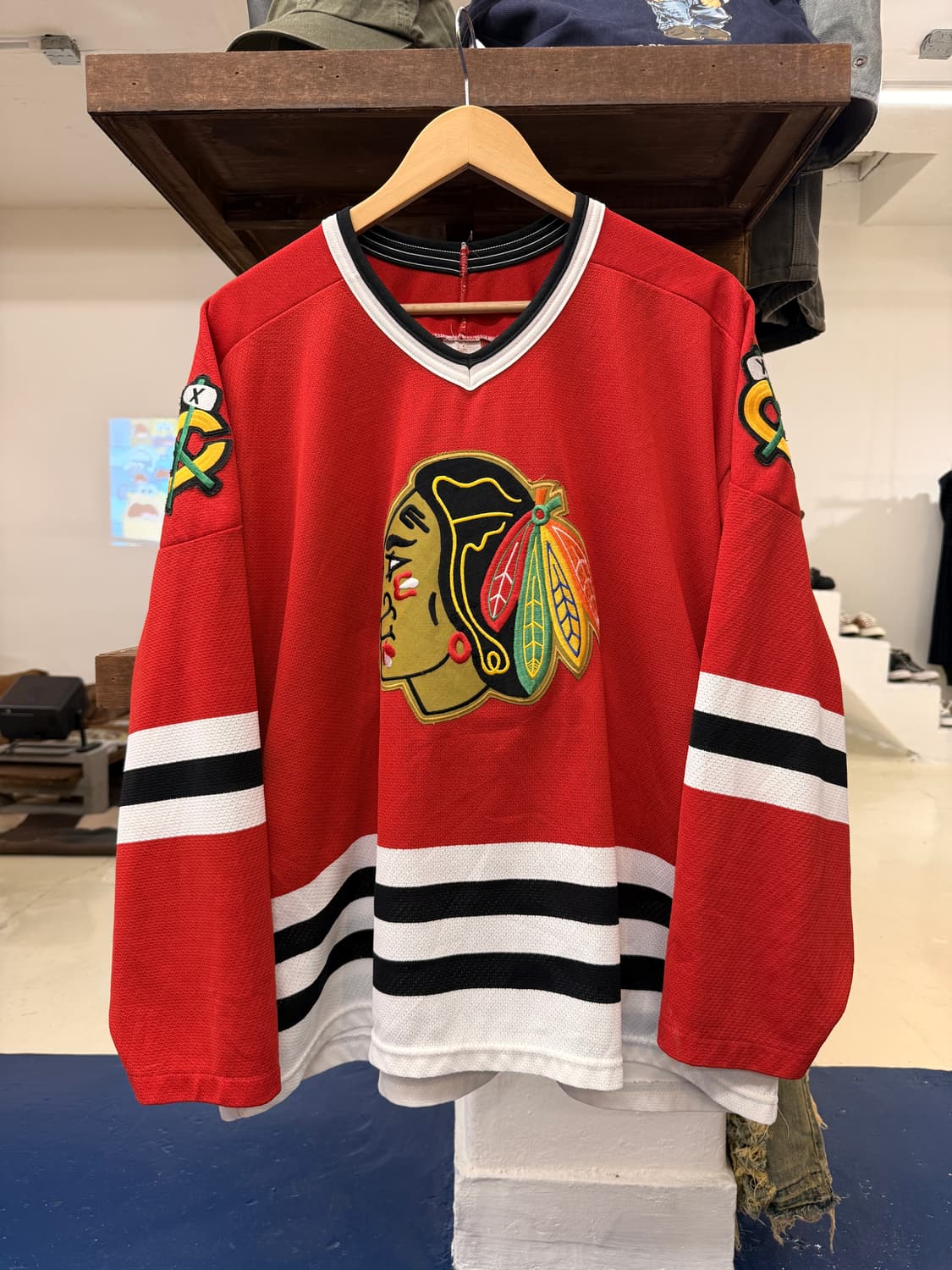 시카고 블랙 호크스 하키져지 상품이미지4