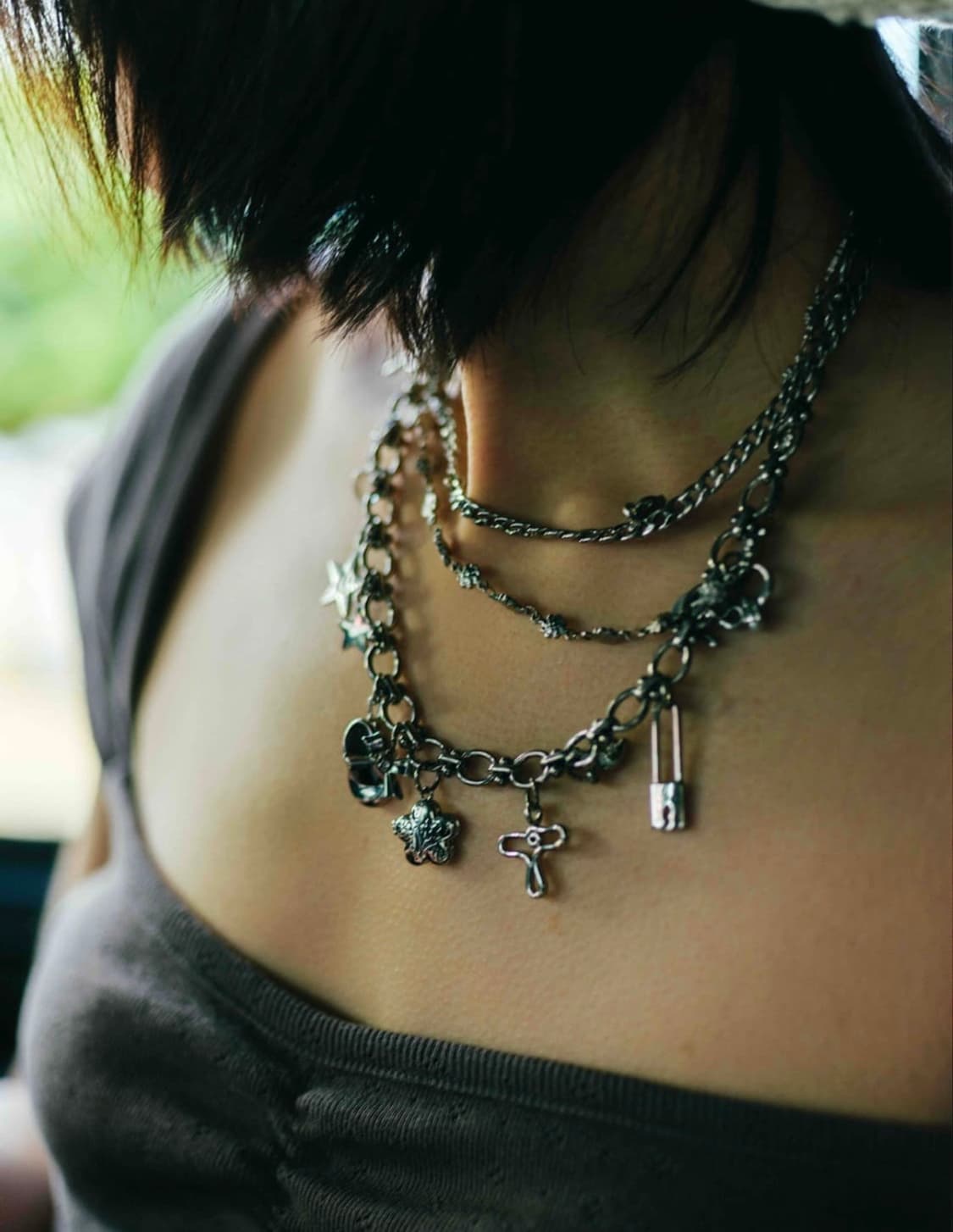 코이세이오 목걸이 ENCHANTRESS CHARM NECKLACE 크롬 상품이미지2