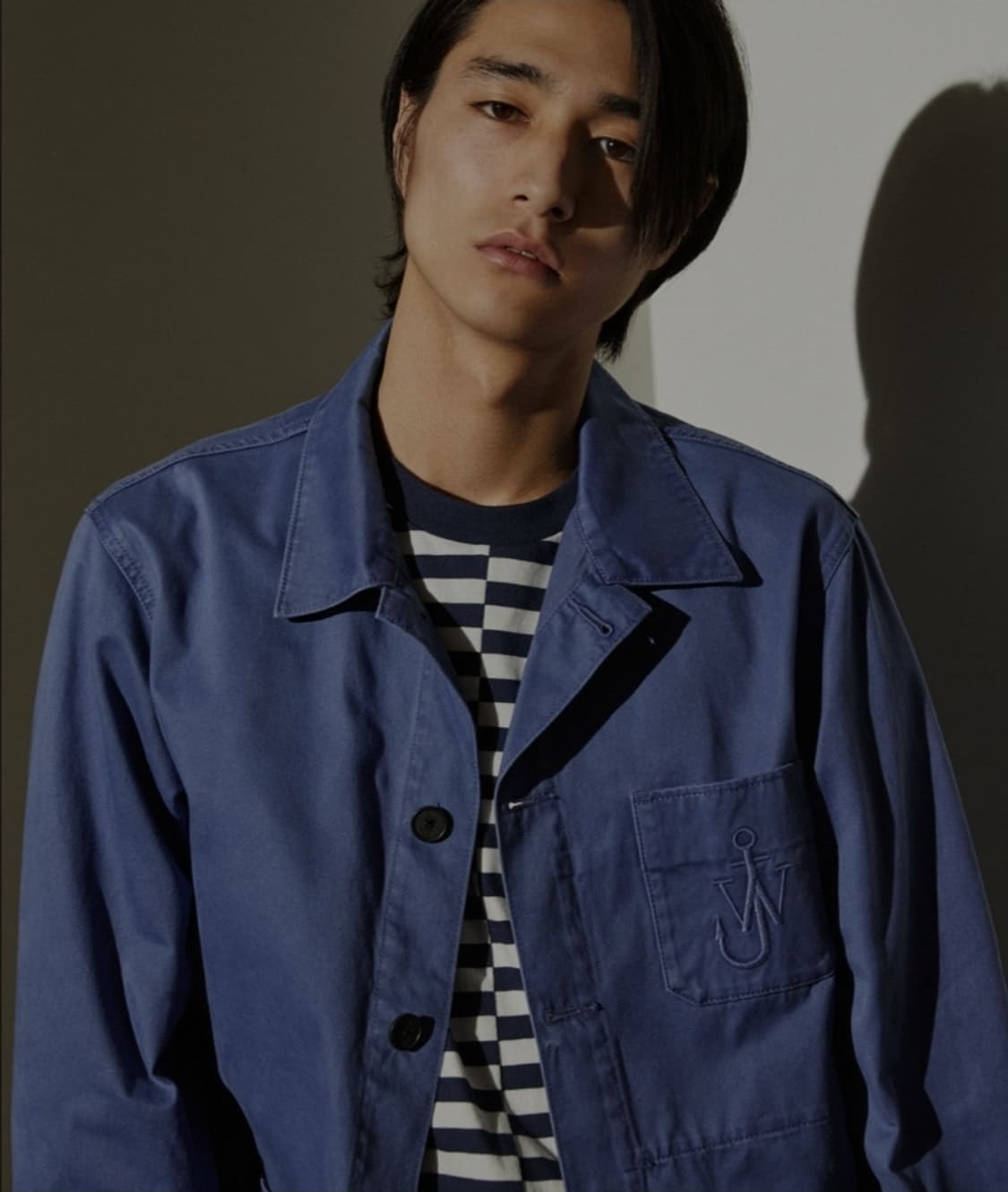 JW'Anderson  x 유니클로 가슴 자수 프렌치 워크자켓 L 상품이미지2