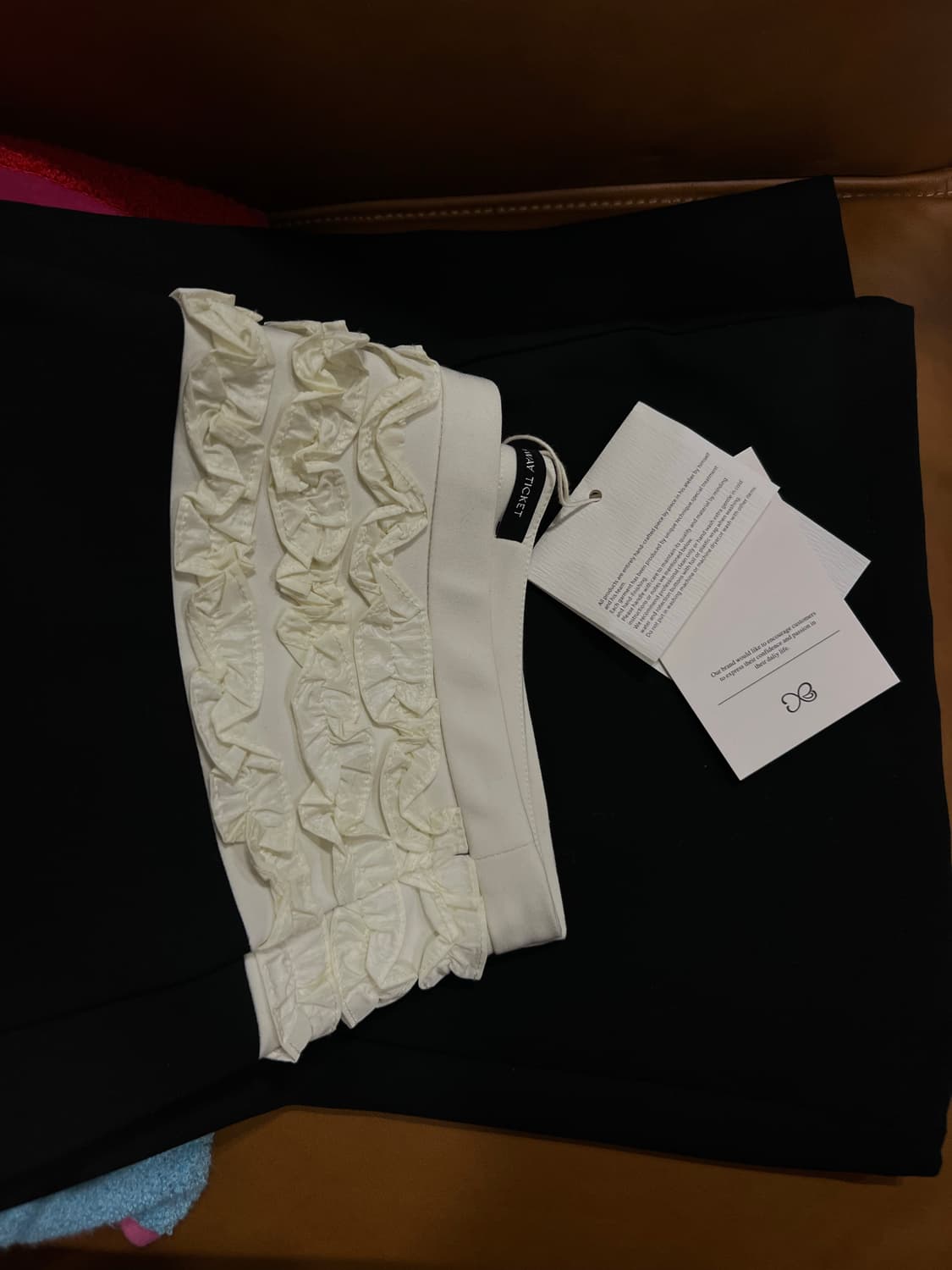 RUNWAY TICKET 런웨이티켓 레이스 플라워 팬 츠M 상품이미지3