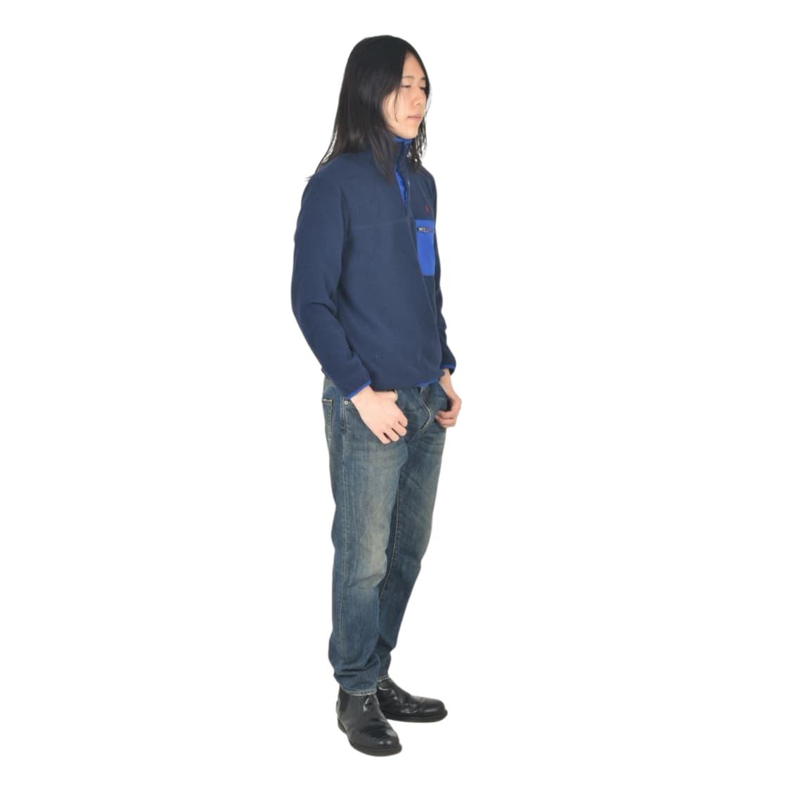 폴로 랄프로렌 최신형 큐알라벨 반집업 후리스 플리스 점퍼 S N0327 상품이미지4