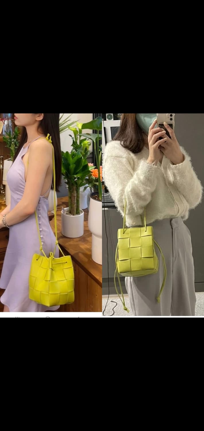 보테가베네타 버킷백/크로스백 스몰 새상품급 정품(감정O) 상품이미지5