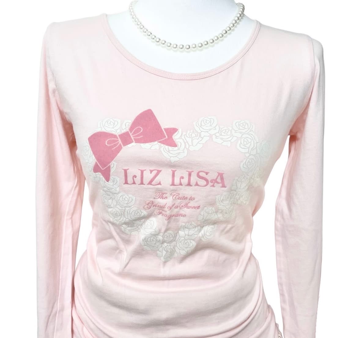 리즈리사 핀터 로즈 핑크 긴팔 티셔츠 탑 핀터레스트 고전 리즈멜로 상품이미지2