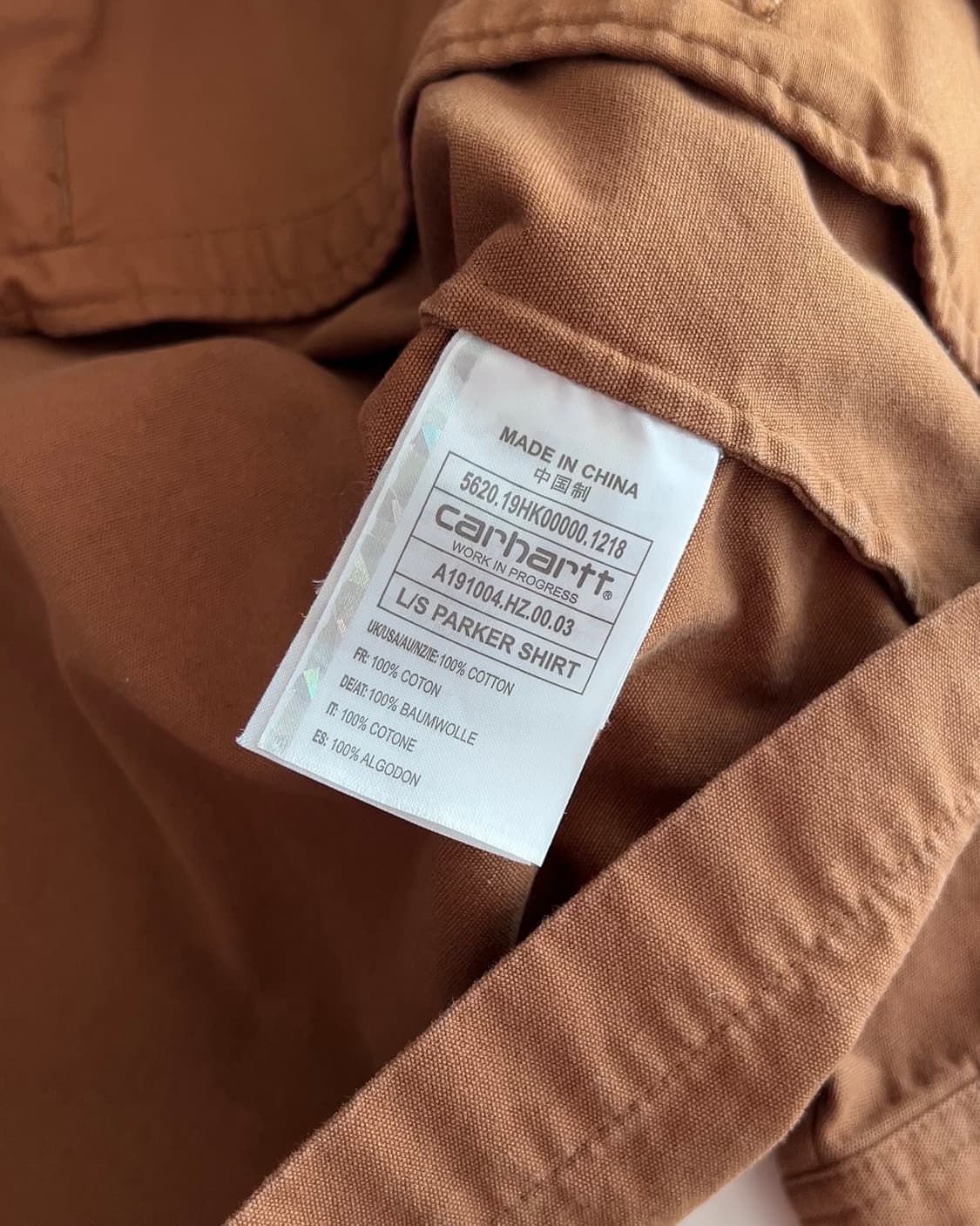 칼하트 파커 후드 셔츠 자켓 XL 상품이미지6