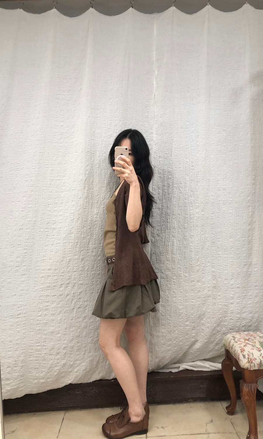 Cocoa brown knit cardigan  상품이미지6