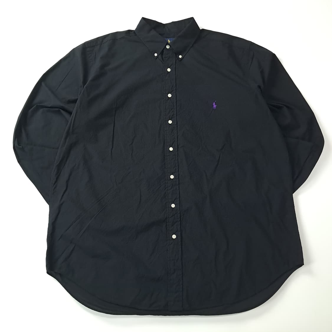 CJ047 XLT 폴로 90s 블랙 셔츠 남방 상품이미지1
