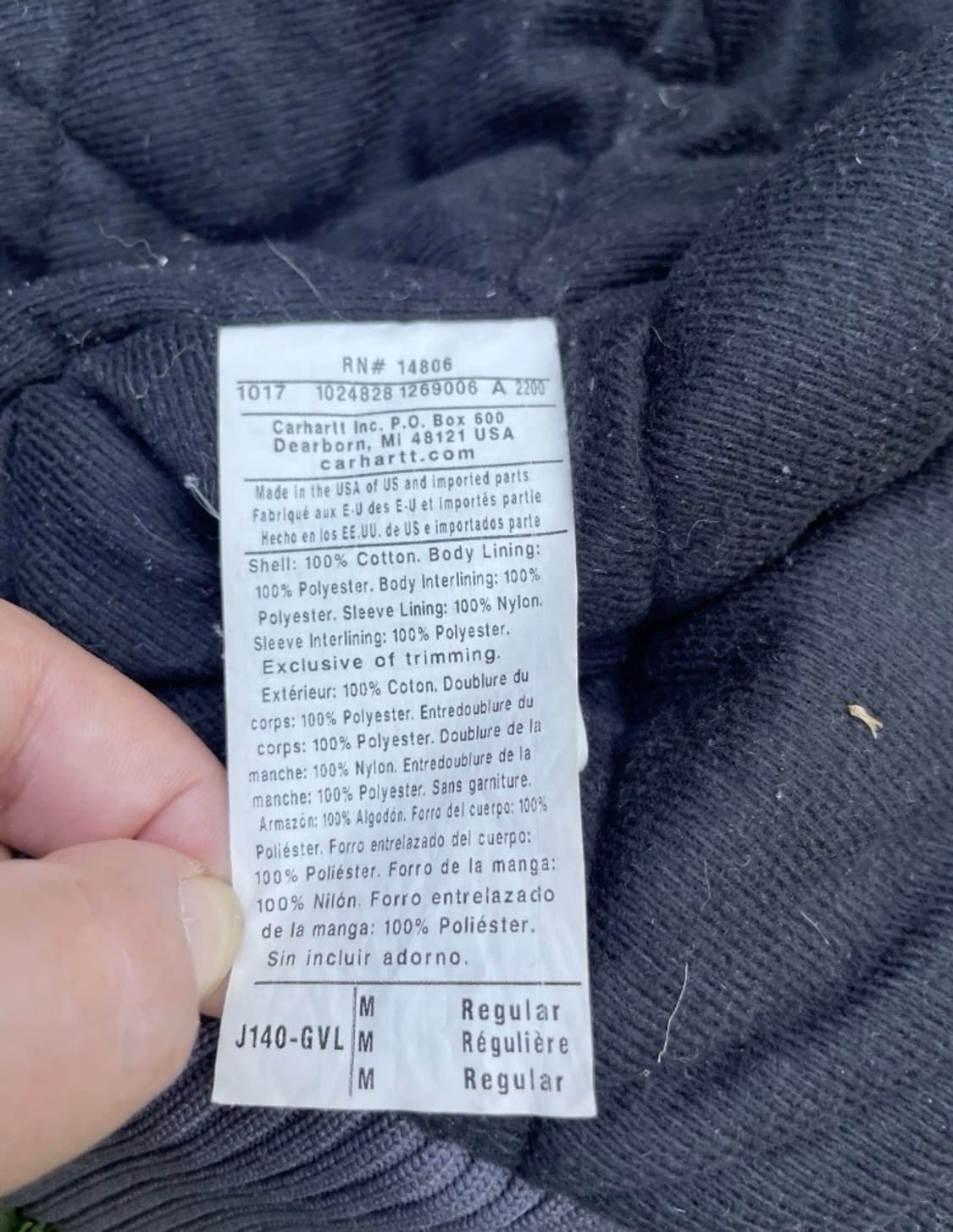 [m]칼하트 j140 빈티지 자켓 상품이미지9
