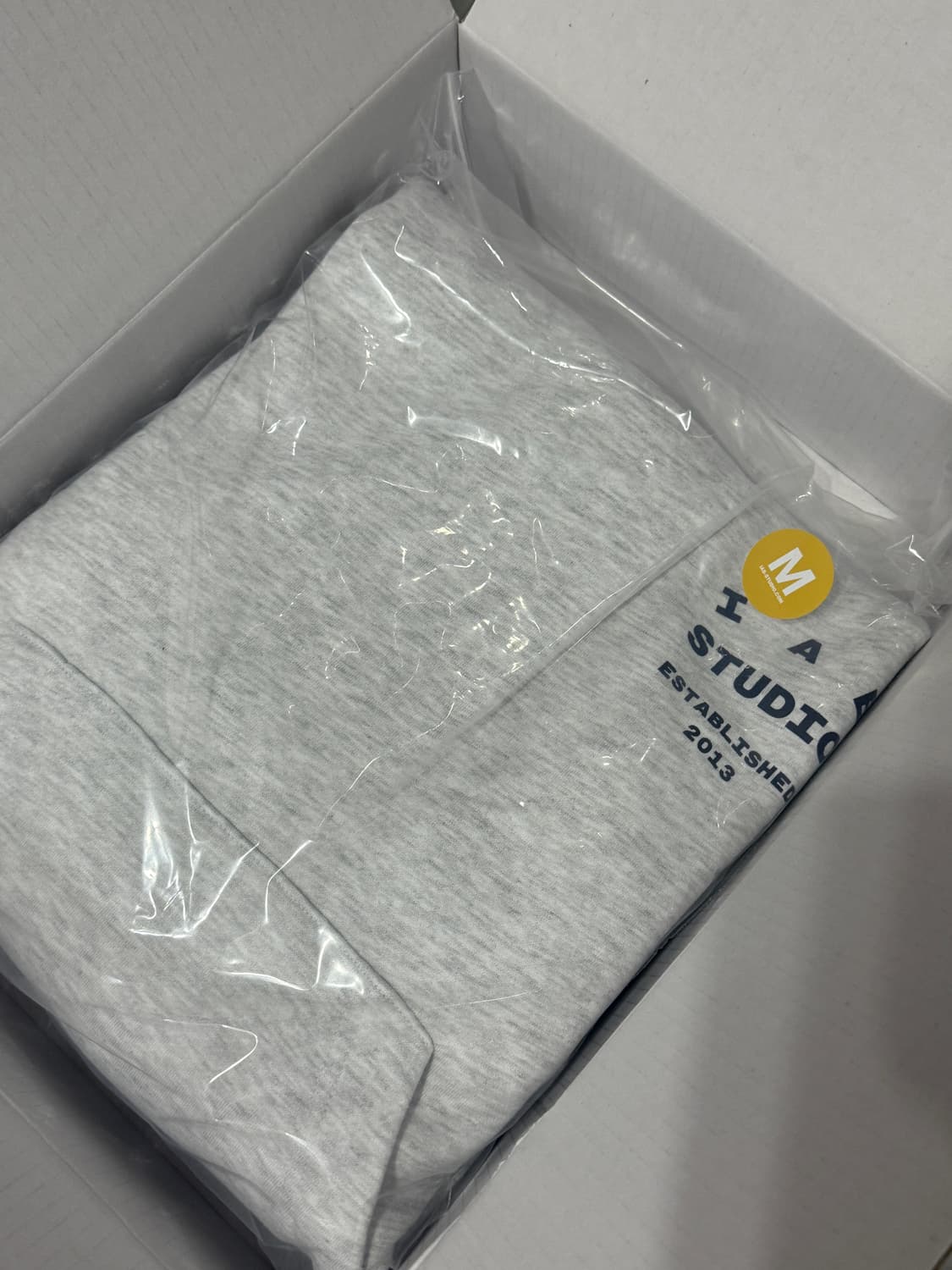 아이앱 스튜디오 25 후드 라이트 그레이 네이비 M 상품이미지2