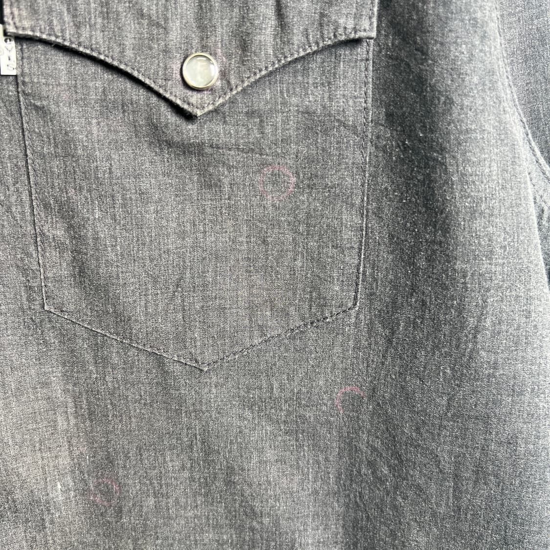 리바이스 바스토우 블랙 웨스턴 데님 셔츠 L 상품이미지10