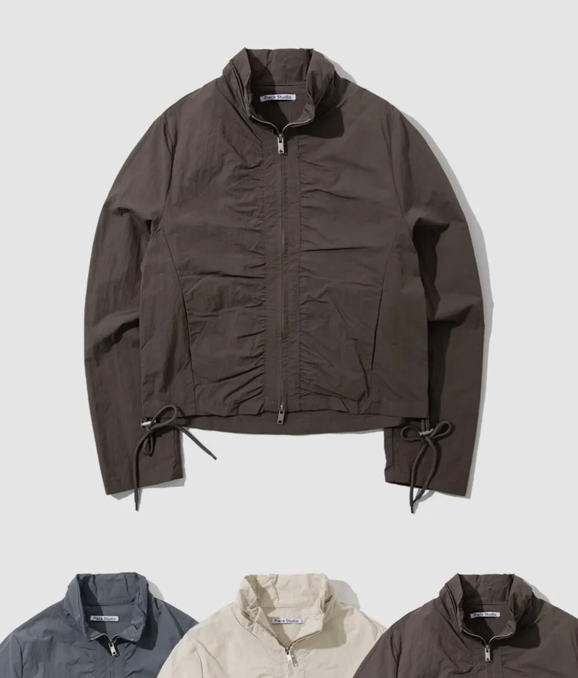 플레이스스튜디오 셔링 크롭 자켓 상품이미지1