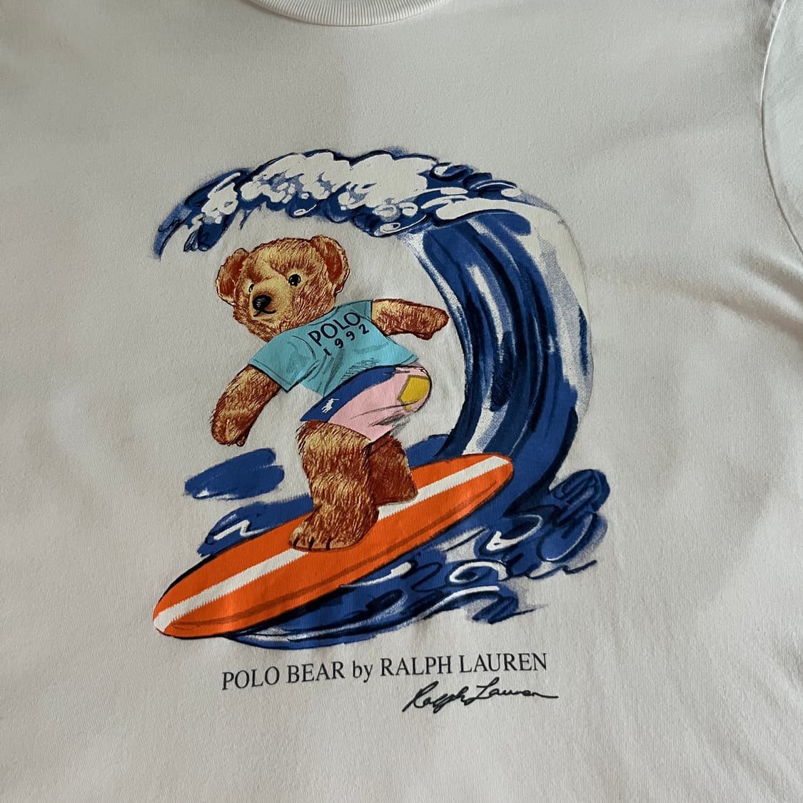 POLO RALPH LAUREN Surfing Bear T-shirt 상품이미지2